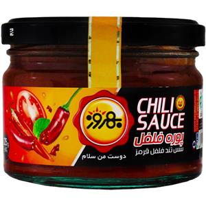 سس فلفل قرمز تند بهروز 225 گرمی