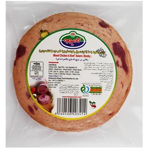 کالباس خشک گوشت و مرغ ۷۰% دودی کامپوره 250 گرمی