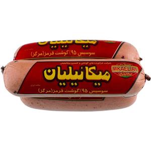 سوسیس مرگز گوشت ۹۵٪ میکائیلیان 250 گرمی