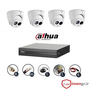 پک کامل 4 دوربین مداربسته داهوا 1200EMP-A