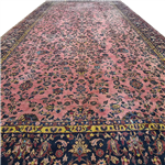 فرش دستباف 810 در 445 ساروق 100 ساله رنگ گیاهی