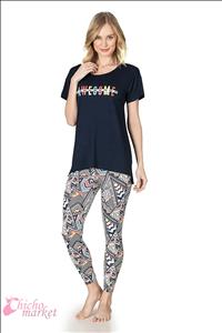 ست تیشرت و شلوار زنانه اوزکان مدل 25380