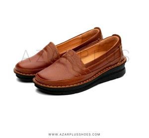 کفش تمام چرم طبیعی راحتی و روزمره زنانه مدل آنیل 