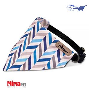 قلاده و دستمال گردن سگ کوچک مدل طرح دار