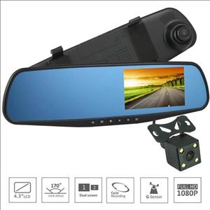 آینه مانیتور دار و دوربین دنده عقب و جلو چیتا مدل 1080P