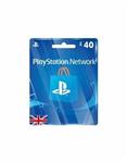 گیفت کارت پلی استیشن 40 پوندی انگلستان PSN Giftcard UK 40