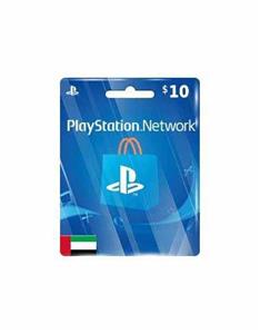 گیفت کارت پلی استیشن 10 دلاری امارات PSN Giftcard UAE 10 