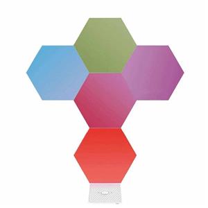 پنل روشنایی پنج ضلعی 6 تکه Colorful Quantum LED Light Touch