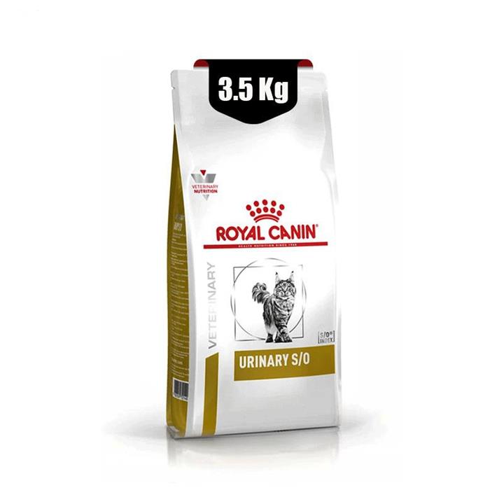 غذای خشک گربه رویال کنین مدل urinary s/o وزن 3.5 کیلوگرم