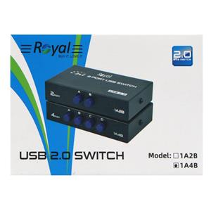 سوییچ 4 به 1 پرینتر دستی رویال Royal 1A4B