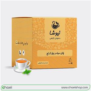 مخلوط چای سیاه و بهارنارنج مثلثی نیوشا (12عددی)