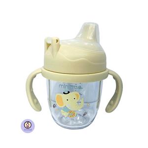 لیوان آبمیوه خوری minitree طرح elephant کرم