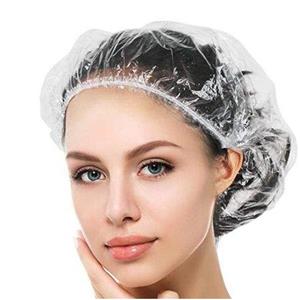 کلاه دوش نایلونی یکبار مصرف (100 عددی)