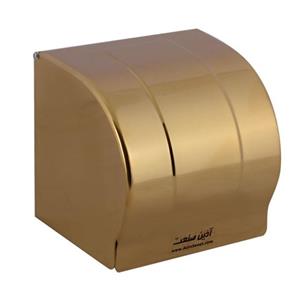 جا دستمال رولی استیل طلایی براق K09