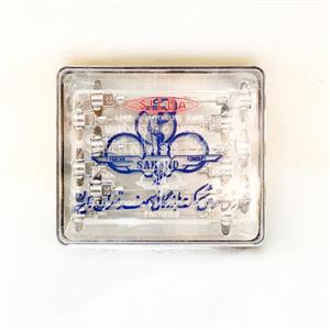 سرسوزن فلزی لوئرلاک گیج(۲۴) سیلدا آمریکا SILDA تعداد ۱۲ عدد استنلس استیل