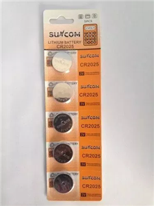 باتری سکه ای SUNCOM 2025