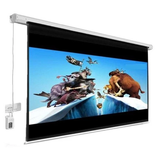 Scope Motorized Projector Screen Electric 200 x 200