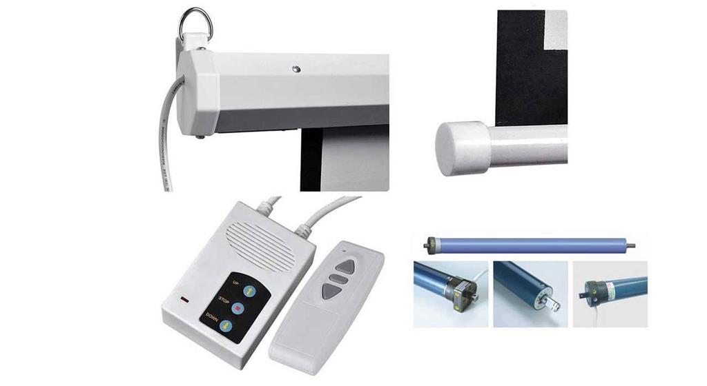 Scope Motorized Projector Screen Electric 200 x 200