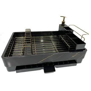 آبچکان رومیزی هارمونی طرح سنگ مشکی طلایی