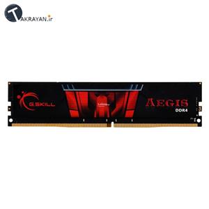 رم کامپیوتر جی اسکیل مدل AEGIS-GISB DDR4 3000MHz CL16 ظرفیت 8 گیگابایت G SKILL AEGIS-GISB 8GB(1x8GB) 1Ch DDR4 3000MHz CL16 RAM