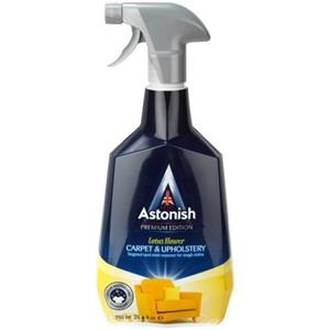 اسپری شامپو فرش و مبلمان استونیش سری Premium مدل Lotus Flower حجم 750 میلی لیتر Astonish Carpet And Upholstrey Cleaner Spray 750ml 