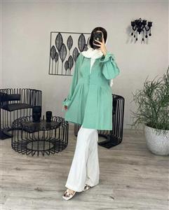 مانتو کوتاه جلو دکمه