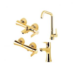 ست شیرآلات شیذر مدل ونیز طلایی