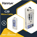 کابل شارژر میکرو HANROX C20 6A