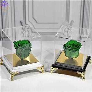 باکس چوبی رز جاودان سبز