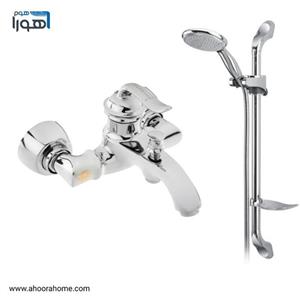 شیر دوش حمام مدل بامبو همراه با علم دوش یونیکا