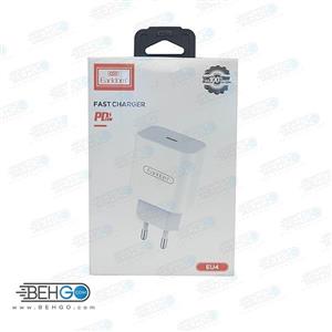 شارژر دیواری الدرام مدل تایپ سی Earldom ES-EU4 اصلی