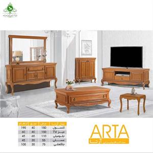 سرویس چوبی پذیرایی مدل آرتا