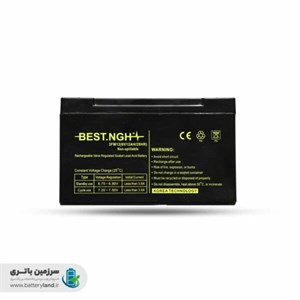 باتری خشک سیلد اسید 6 ولت 12 آمپر BEST