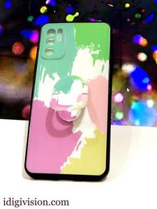 قاب موبایل poco m3 pro بوم نقاشی به همراه هلدر 