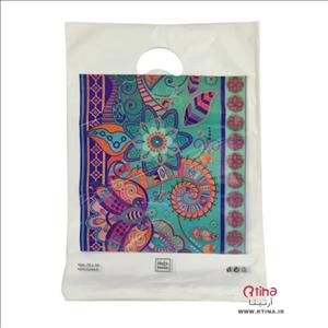 نایلون دسته دار طرح دار چاپی سایز متوسط 32×22 (100عددی)