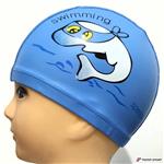 کلاه شنا  بچه گانه PU دلفین مدل Swimming