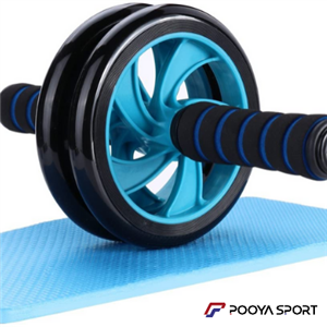 چرخ تمرین شکم کراس فیت مدل AB-WheeL دوبل