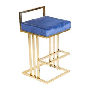 صندلی فلزی آبی کد 785