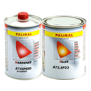 آستر دو جزئی پر سرعت پالینال مخصوص خودرو رنگ مشکی با هاردنر Palinal Extra Fast Acrylic Filler 873.SP22 Black