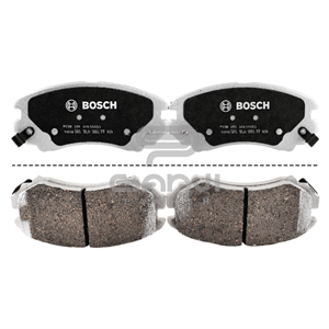 لنت ترمز جلو دیسکی بوش مخصوص خودرو هیوندای سوناتا مدل 2005 تا 2010 Bosch Brake Pads 