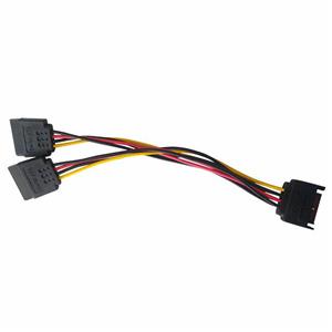 کابل تبدیل برق 1 به 2 ساتا مدل S322 طول 0.2 متر