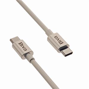 کابل سوپر فست شارژ type-c به type-c بیوا (biva) مدل c-14 طول 1.5 متر، 100 وات، 