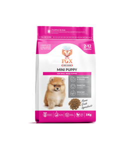 غذای خشک توله سگ نژاد کوچک فاکس با طعم مرغ  