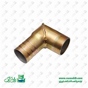 سرشیلنگی آهنی زانوئی قائم 2 اینچ