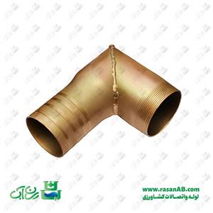 سرشیلنگی آهنی زانوئی قائم 6 اینچ