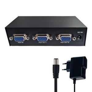 اسپیلیتر 2 پورت VGA آداپتوردار مدل 2002