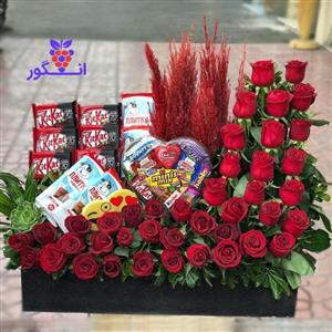 رز باکس شکلاتی ولنتاین