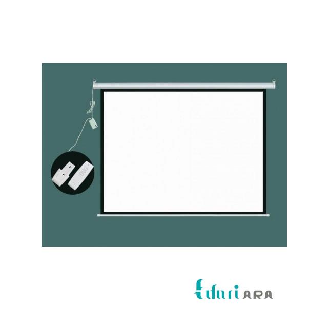 Scope Motorized Projector Screen Electric 200 x 200