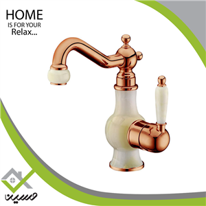 شیر سینک کلاسیک کندین استاندارد کرم رزگلد
