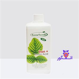 کود مایع آهن با هیومیک اسید (500 میلی لیتر) | Green Growth